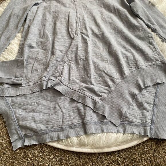 Wilt Raw Hem Asymmetrical Top Cotton Stretchy Womens Size Small - Picture 3 of 8